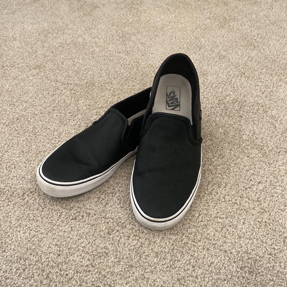 Leather Perforated Asher Vans